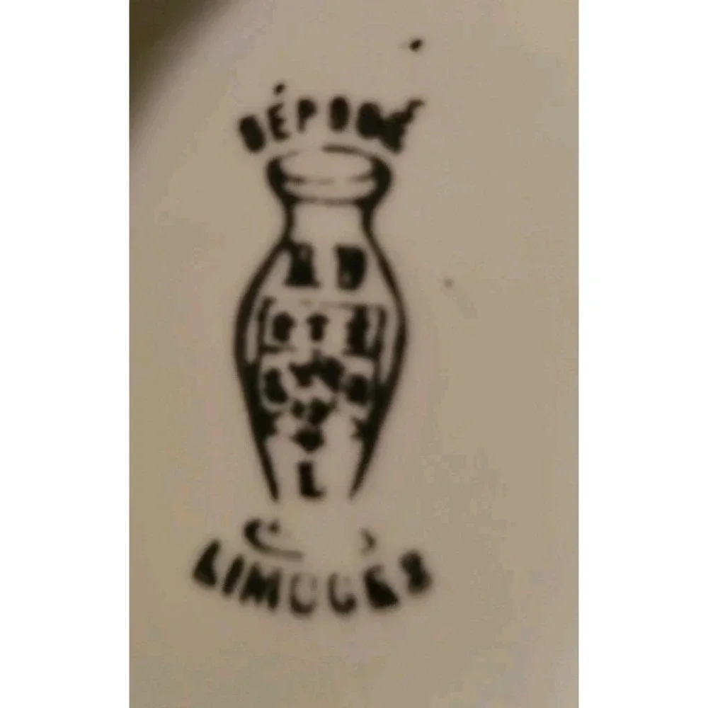 Royal Stafford Antique Limoge Bowl with the mark as Flambeau.
